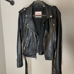 Levi’s Faux Leather Bomber Jacket